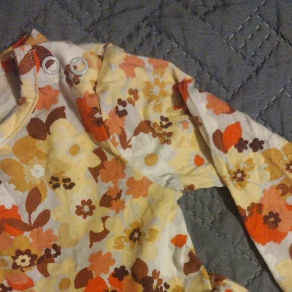 Carter's Floral and Heart Kids Matching Set - Orange and Cream​ - Picture 4 of 8